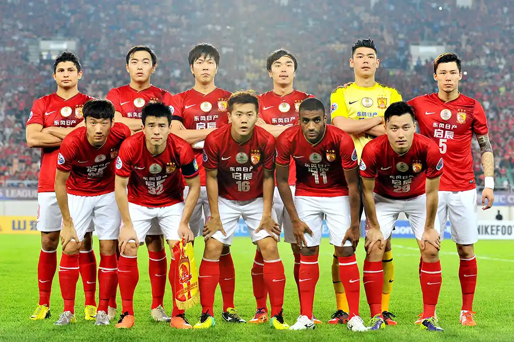 Футболісти команди Guangzhou Evergrande 2014